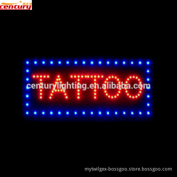 wholesale china factory price tattoo animated led sign